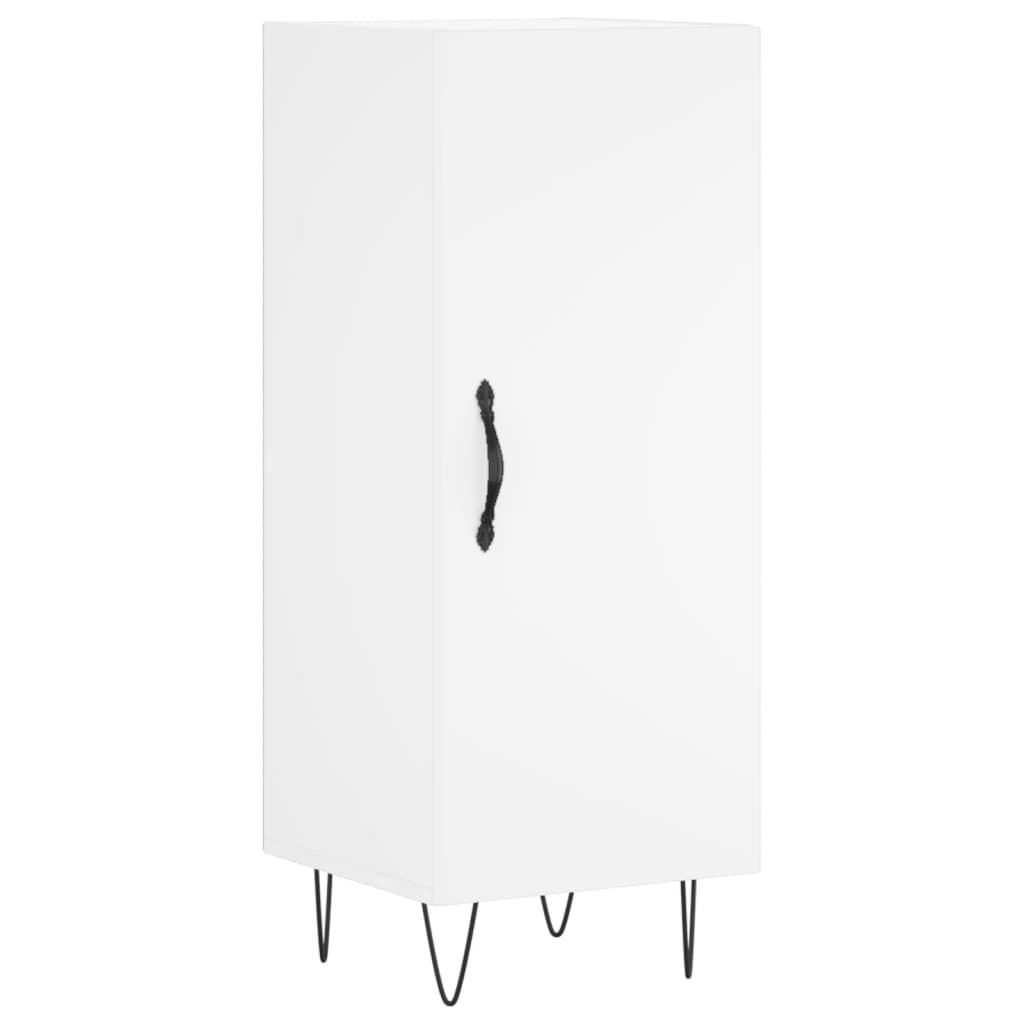 Komoda bijela 34,5 x 34 x 90 cm od konstruiranog drva