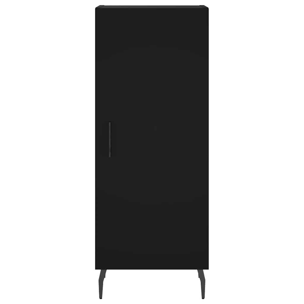 Komoda crna 34,5 x 34 x 90 cm od konstruiranog drva
