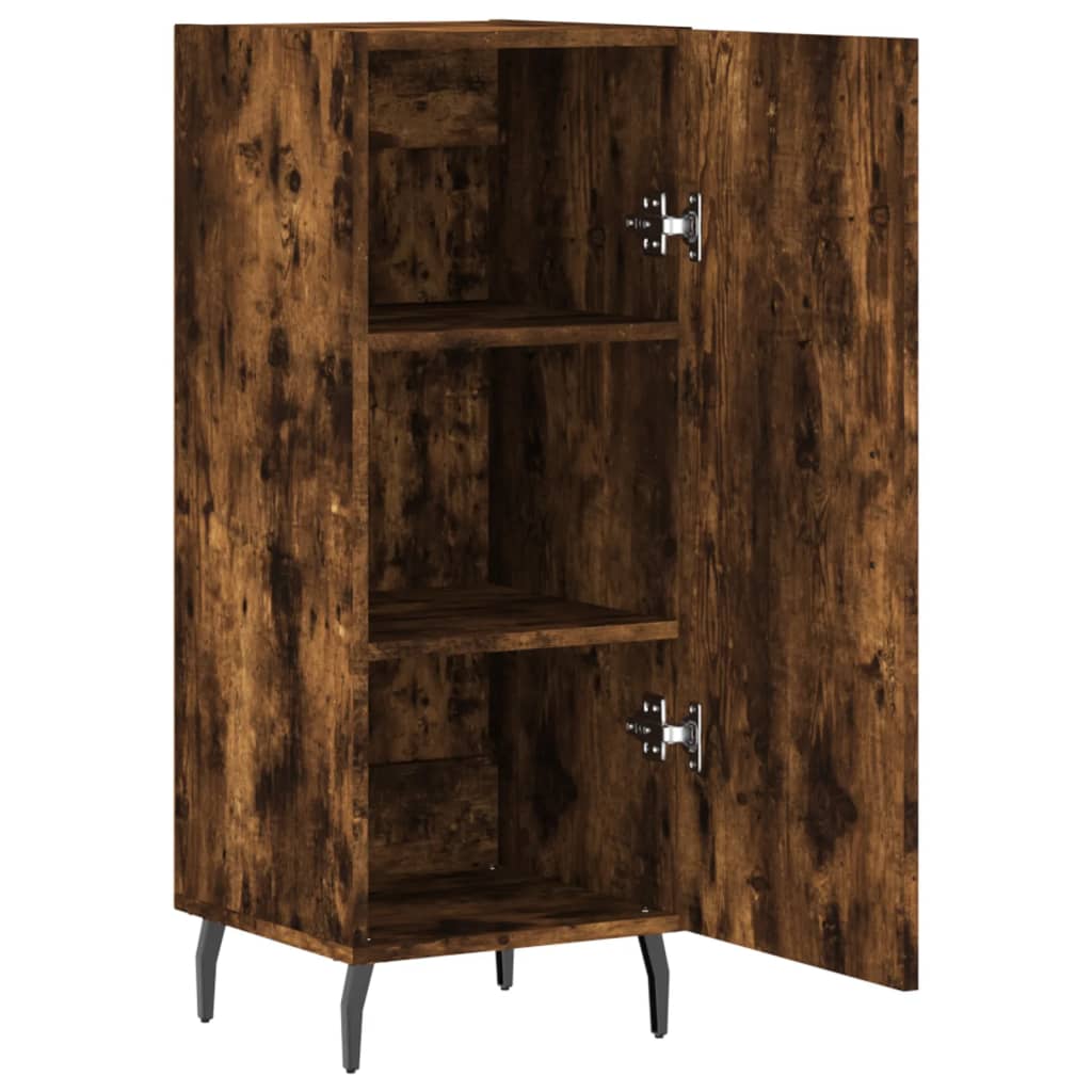 Komoda boja dimljenog hrasta 34,5x34x90 cm konstruirano drvo