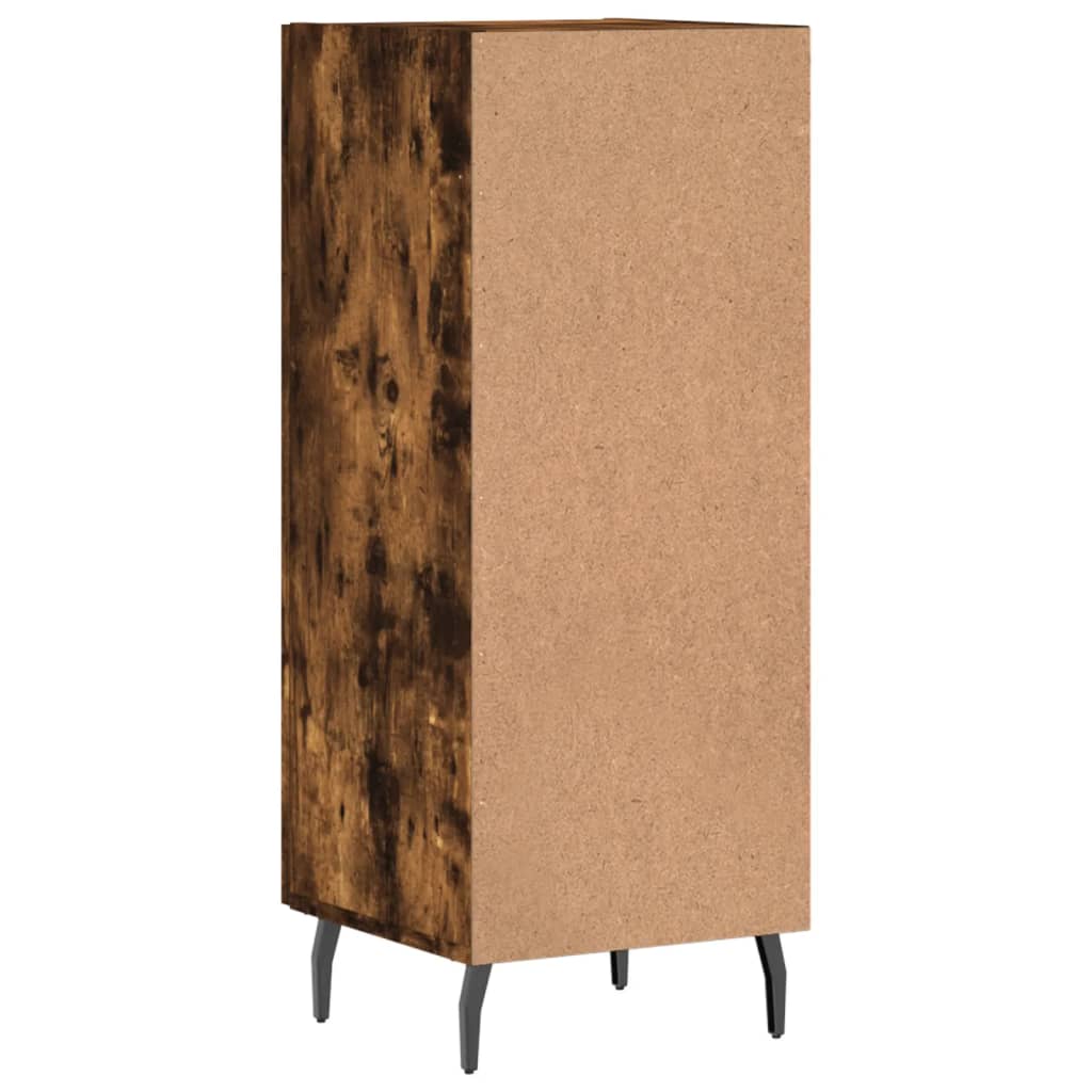 Komoda boja dimljenog hrasta 34,5x34x90 cm konstruirano drvo