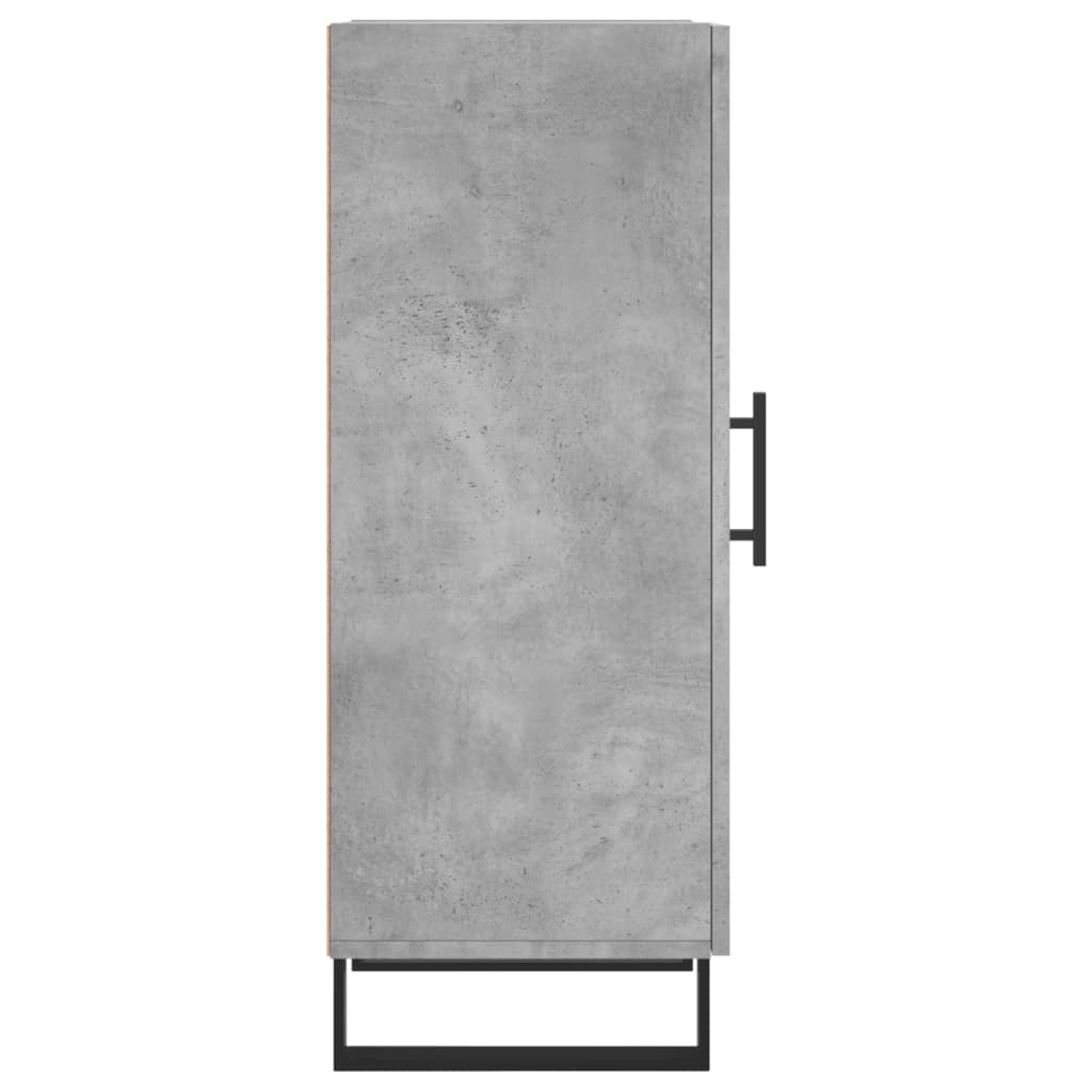 Komoda siva boja betona 34,5x34x90 cm od konstruiranog drva