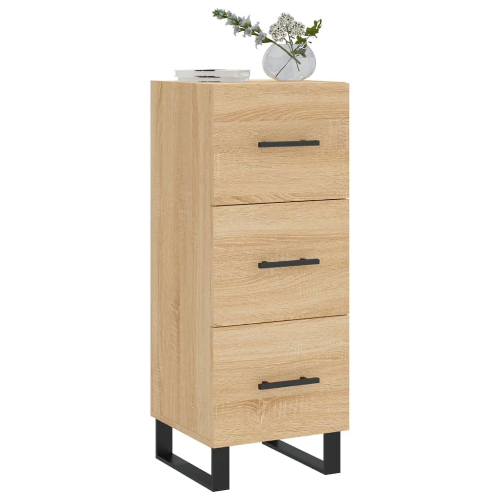 Komoda boja hrasta sonome 34,5x34x90 cm od konstruiranog drva