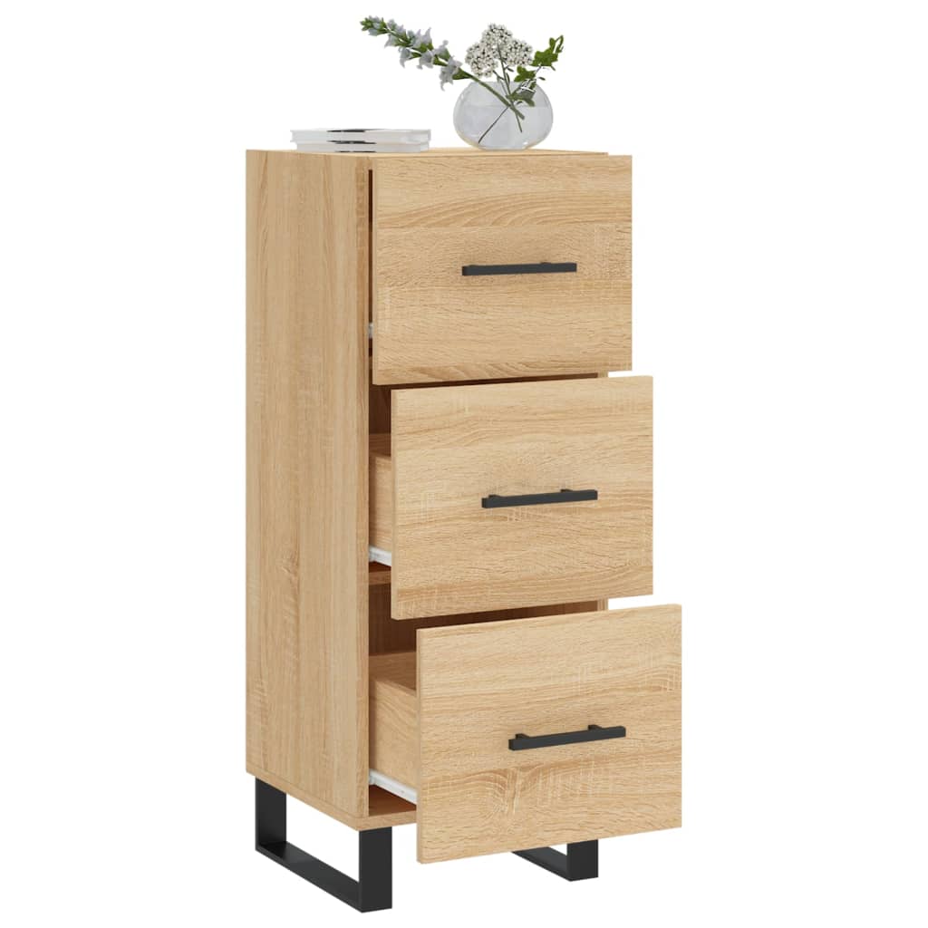 Komoda boja hrasta sonome 34,5x34x90 cm od konstruiranog drva