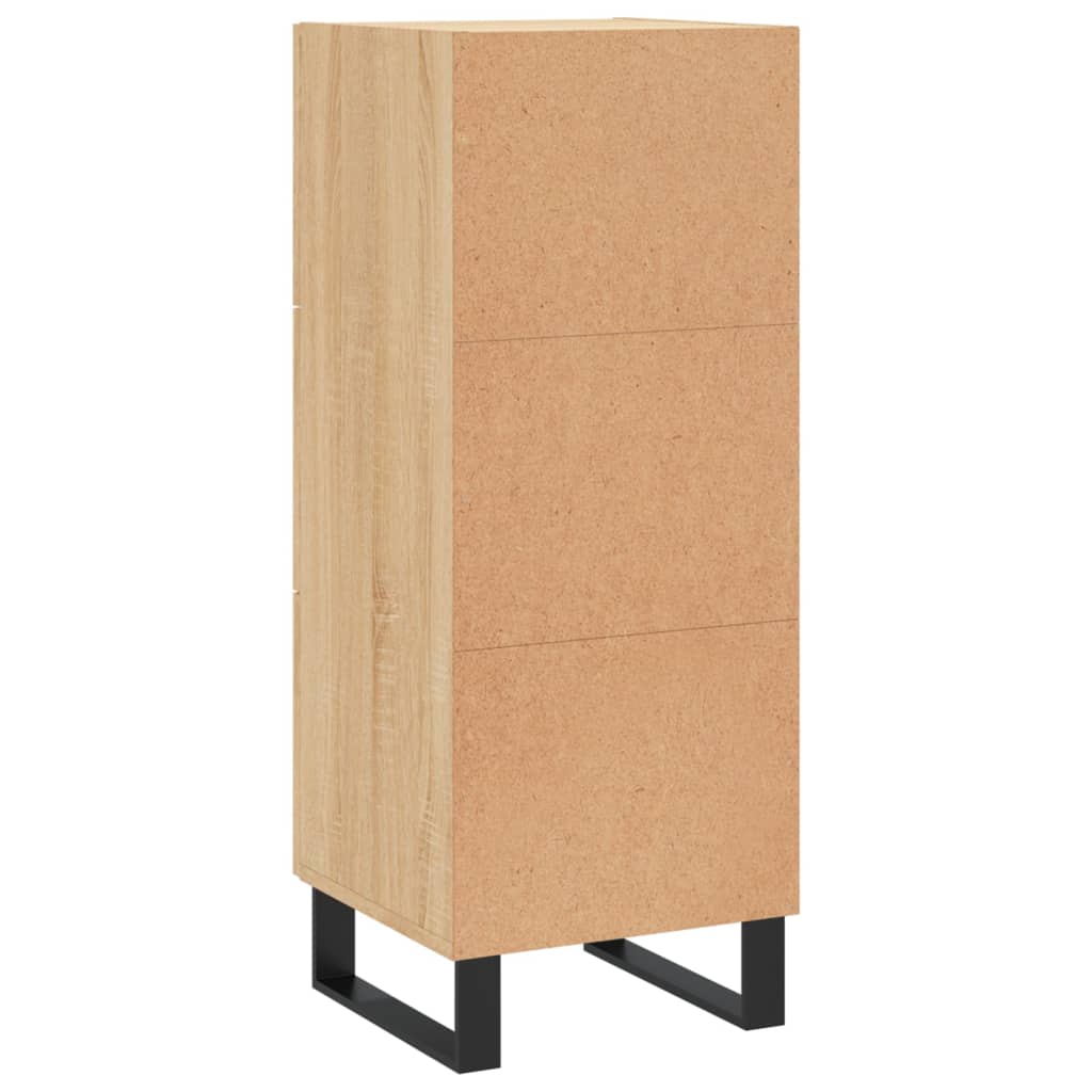 Komoda boja hrasta sonome 34,5x34x90 cm od konstruiranog drva