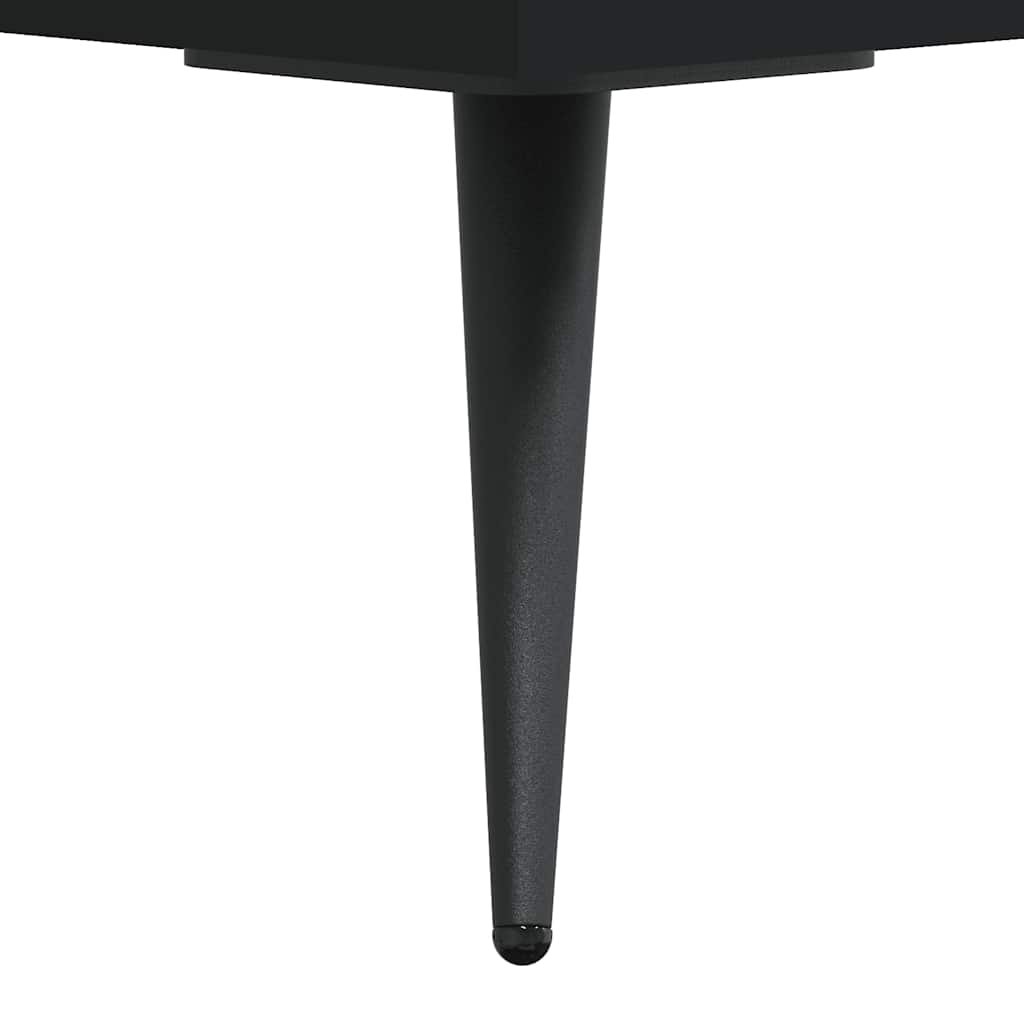Komoda crna 34,5 x 34 x 90 cm od konstruiranog drva