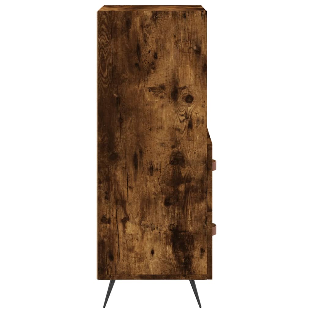 Komoda boja dimljenog hrasta 34,5x34x90 cm konstruirano drvo