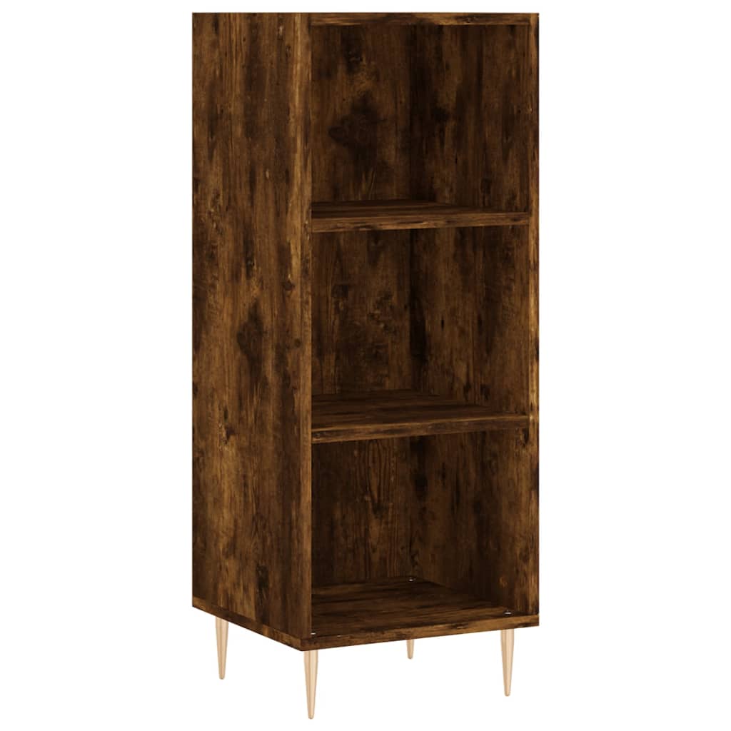Komoda boja dimljenog hrasta 34,5x32,5x90 cm konstruirano drvo