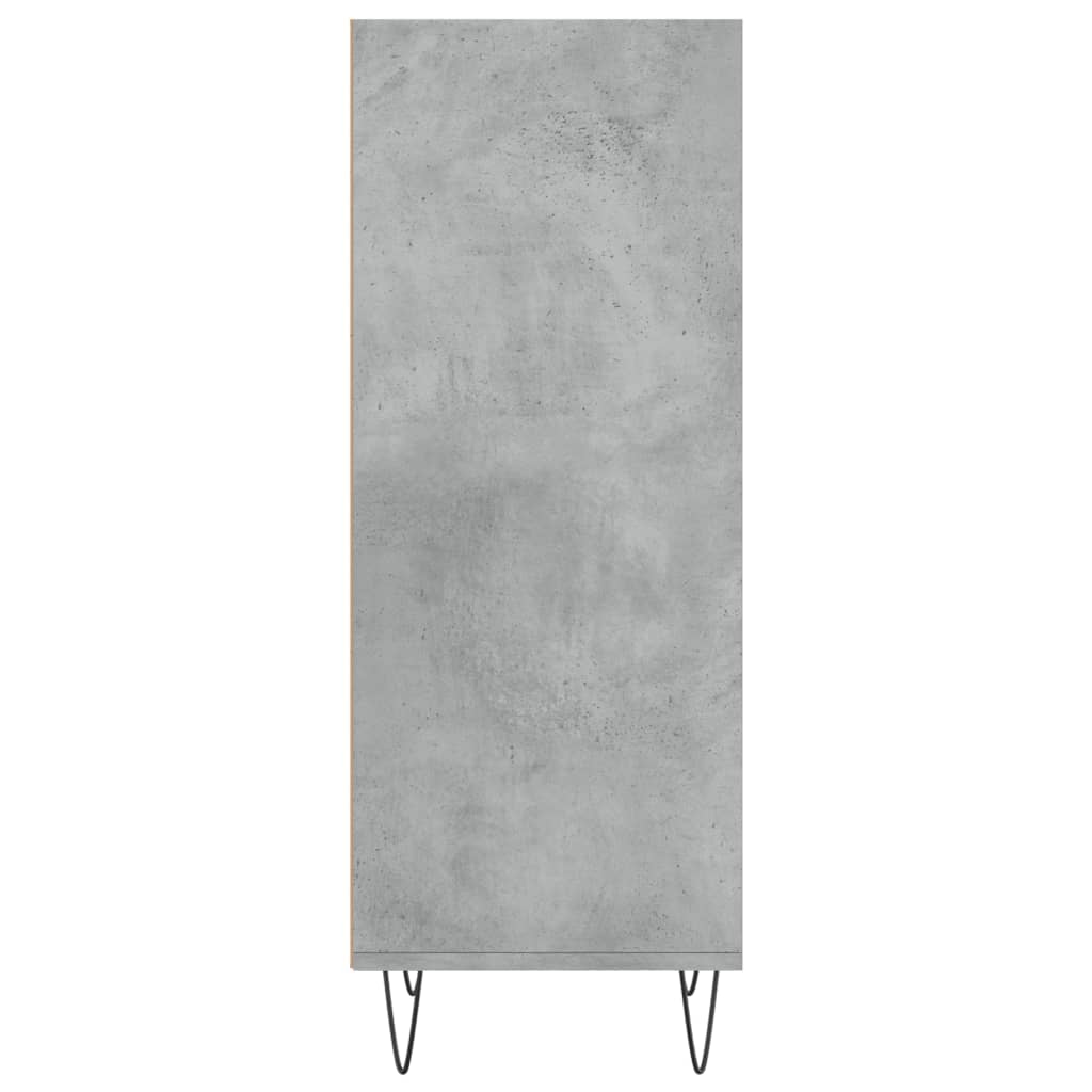 Komoda siva boja betona 34,5x32,5x90 cm od konstruiranog drva