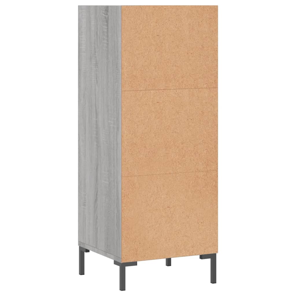 Komoda boja hrasta sonome 34,5x32,5x90 cm konstruirano drvo
