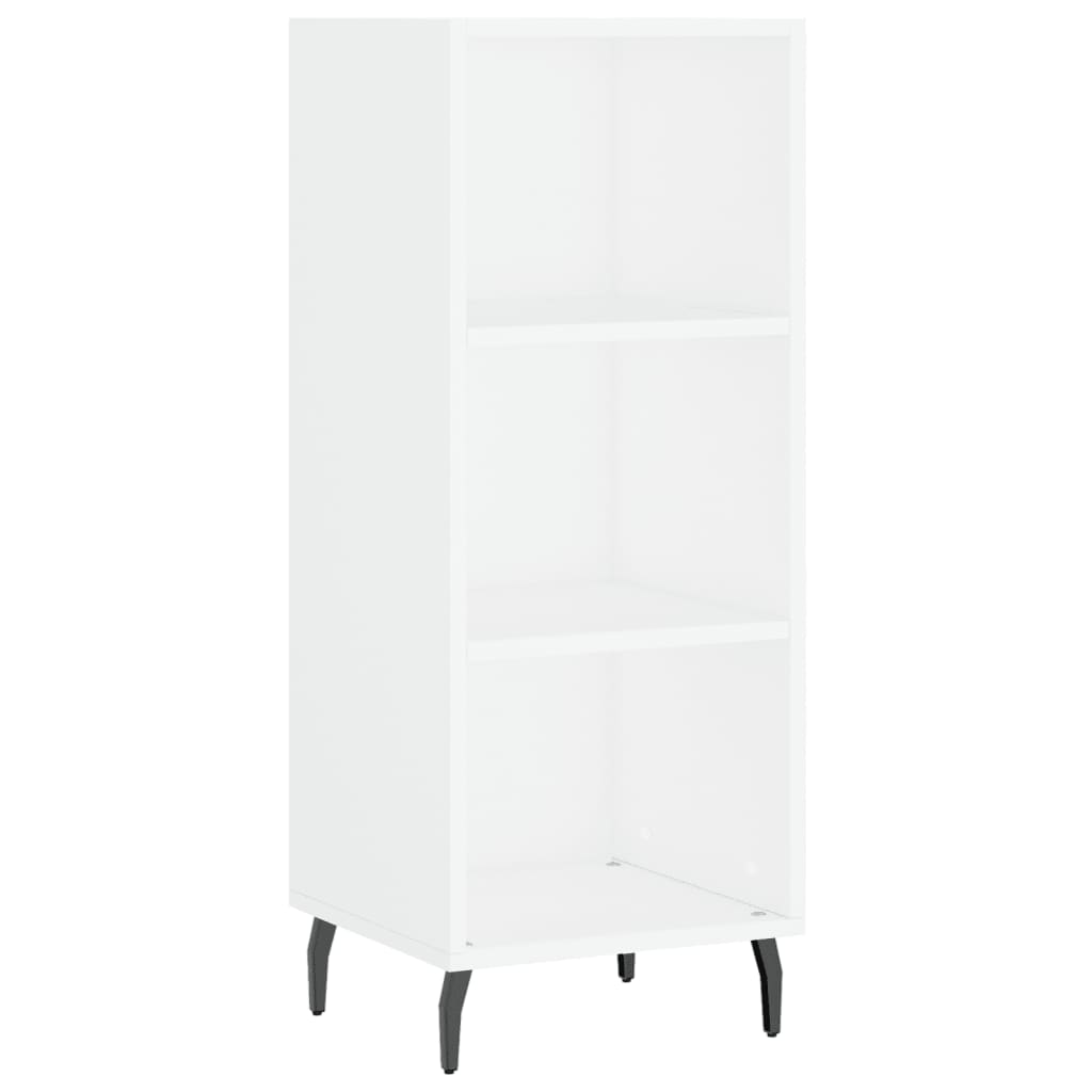 Komoda bijela 34,5 x 32,5 x 90 cm od konstruiranog drva