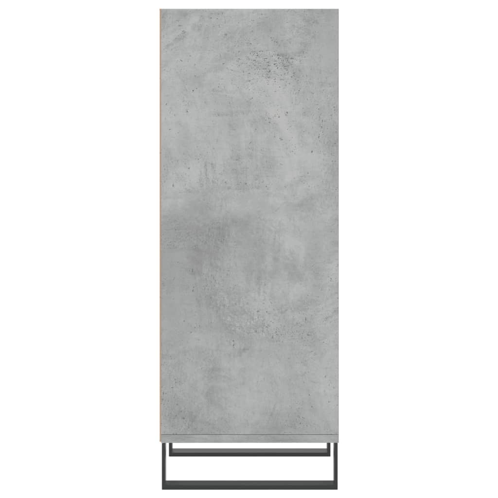 Komoda siva boja betona 34,5x32,5x90 cm od konstruiranog drva