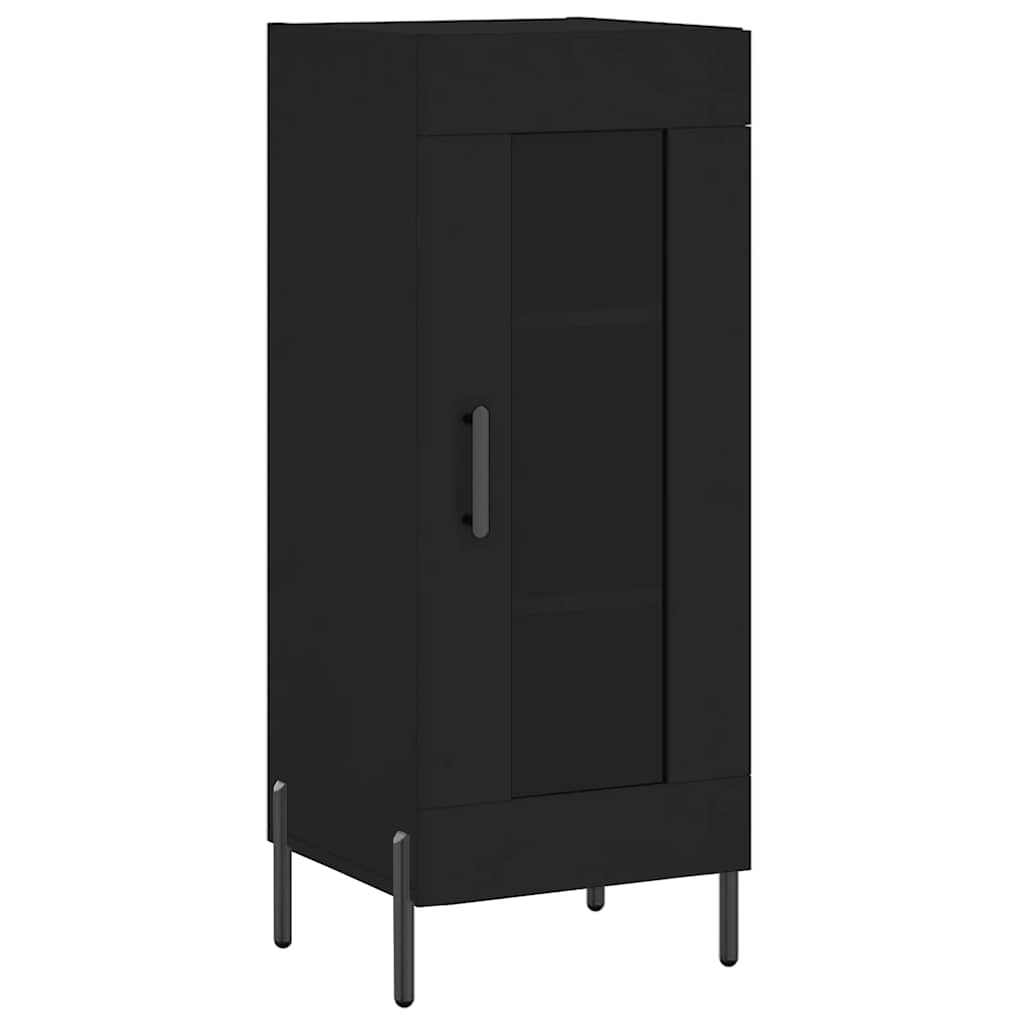 Komoda crna 34,5 x 34 x 90 cm od konstruiranog drva