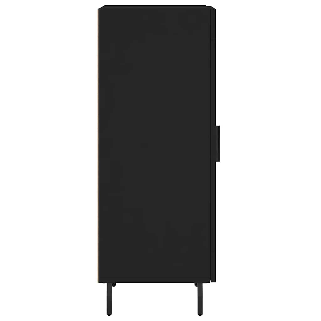 Komoda crna 34,5 x 34 x 90 cm od konstruiranog drva