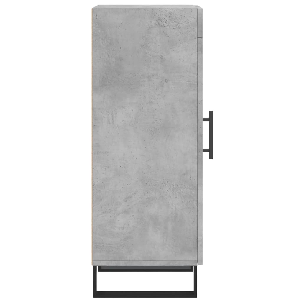 Komoda siva boja betona 34,5x34x90 cm od konstruiranog drva
