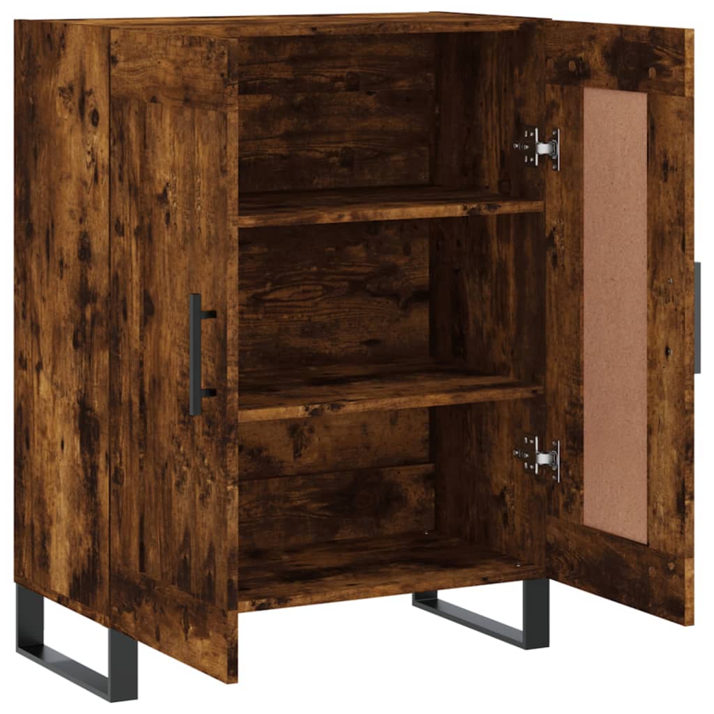 Komoda boja dimljenog hrasta 69,5x34x90 cm konstruirano drvo