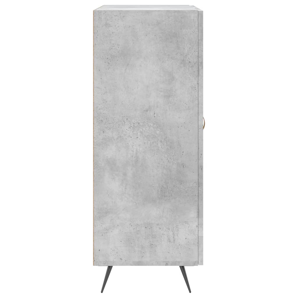 Komoda siva boja betona 69,5x34x90 cm od konstruiranog drva