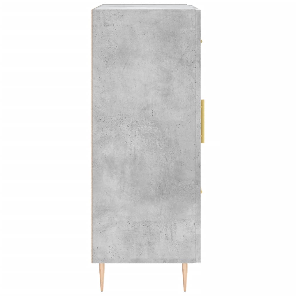 Komoda siva boja betona 69,5x34x90 cm od konstruiranog drva