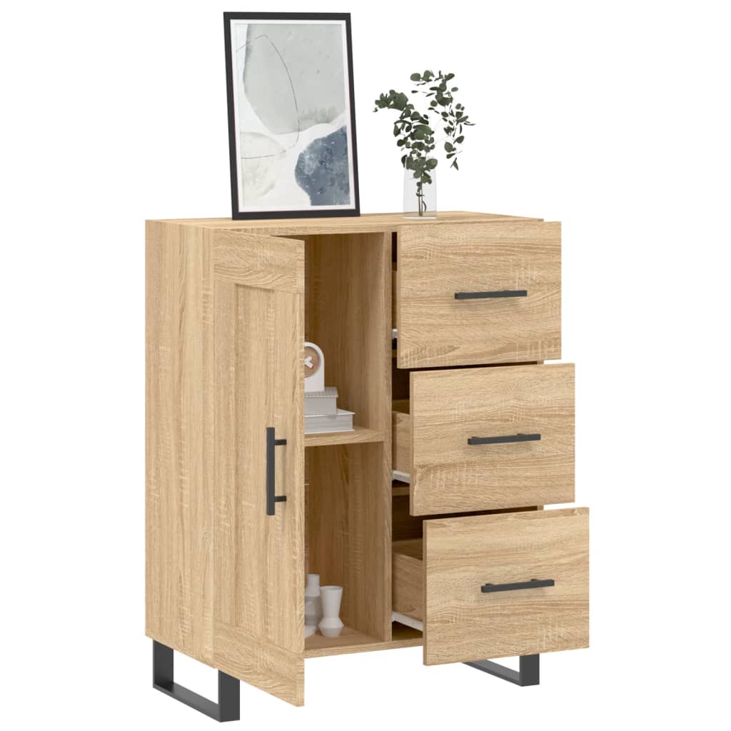 Komoda boja hrasta sonome 69,5x34x90 cm od konstruiranog drva