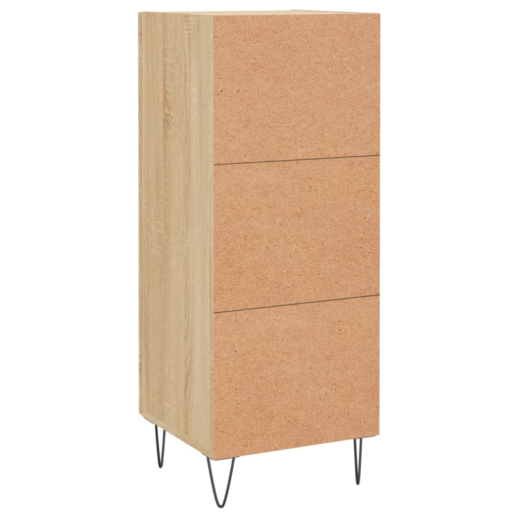 Komoda boja hrasta sonome 34,5x34x90 cm od konstruiranog drva