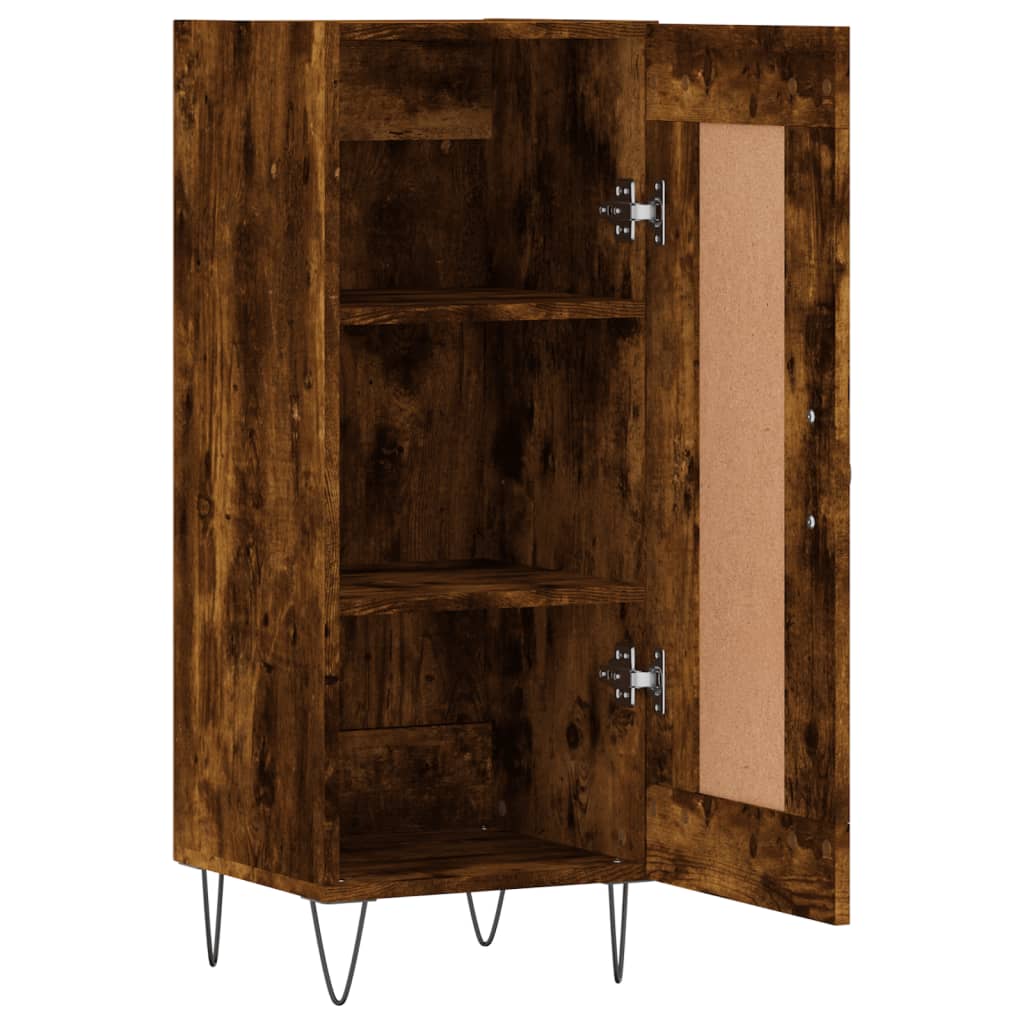 Komoda boja dimljenog hrasta 34,5x34x90 cm konstruirano drvo