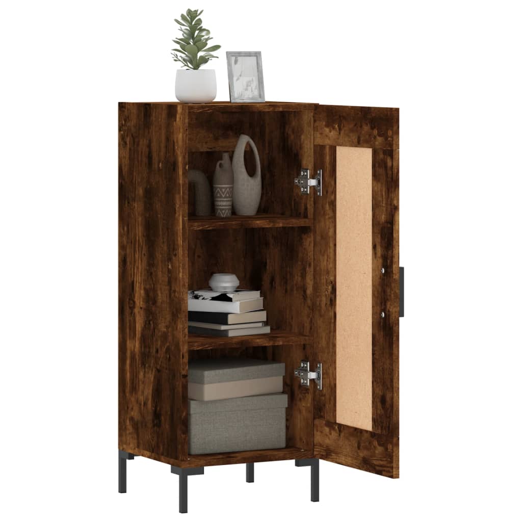 Komoda boja dimljenog hrasta 34,5x34x90 cm konstruirano drvo