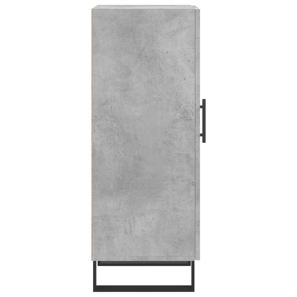 Komoda siva boja betona 34,5x34x90 cm od konstruiranog drva