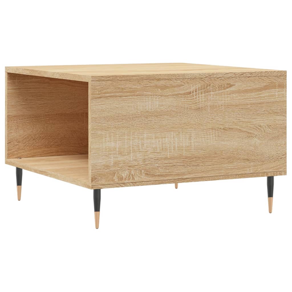 Stolić za kavu boja hrasta 55x55x36,5 cm konstruirano drvo