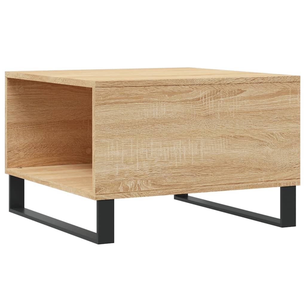 Stolić za kavu boja hrasta 55x55x36,5 cm konstruirano drvo