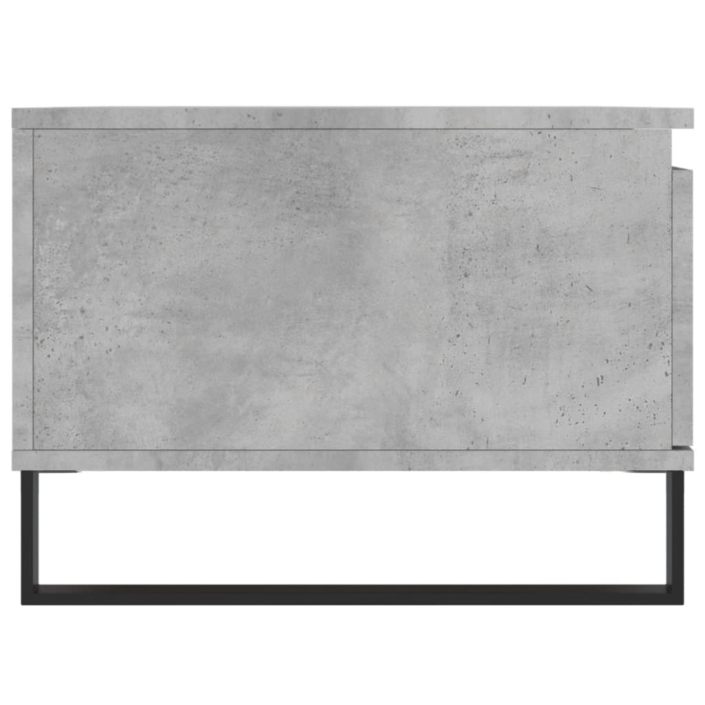 Stolić za kavu boja betona 90x50x36,5 cm konstruirano drvo