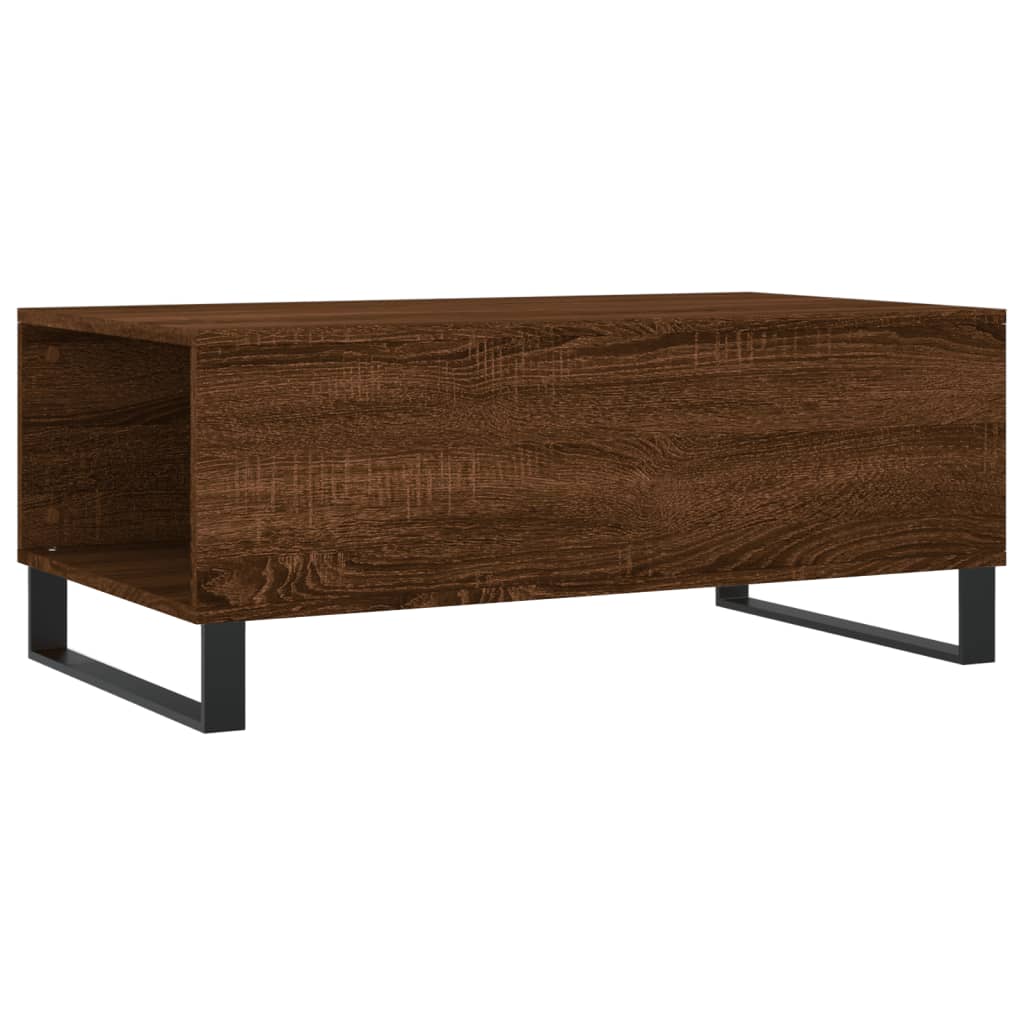 Stolić za kavu smeđa boja hrasta 90x50x36,5cm konstruirano drvo