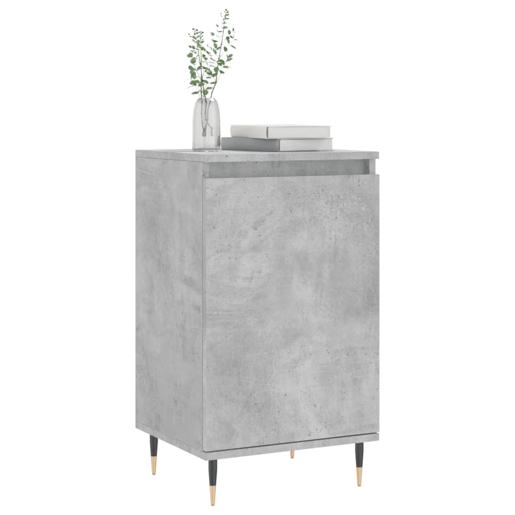 Komoda siva boja betona 40 x 35 x 70 cm od konstruiranog drva