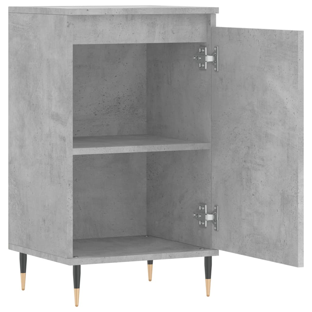 Komoda siva boja betona 40 x 35 x 70 cm od konstruiranog drva