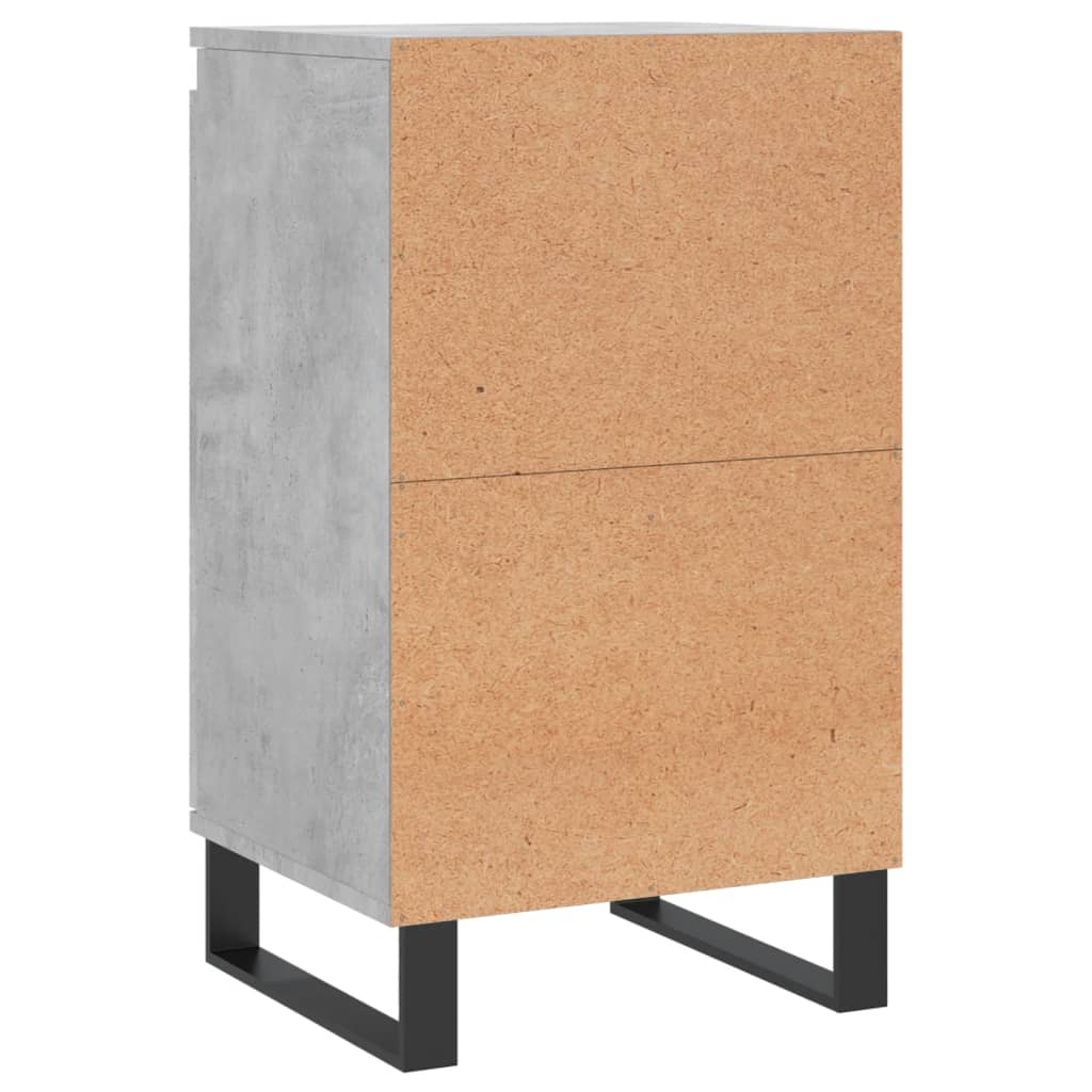 Komoda siva boja betona 40 x 35 x 70 cm od konstruiranog drva