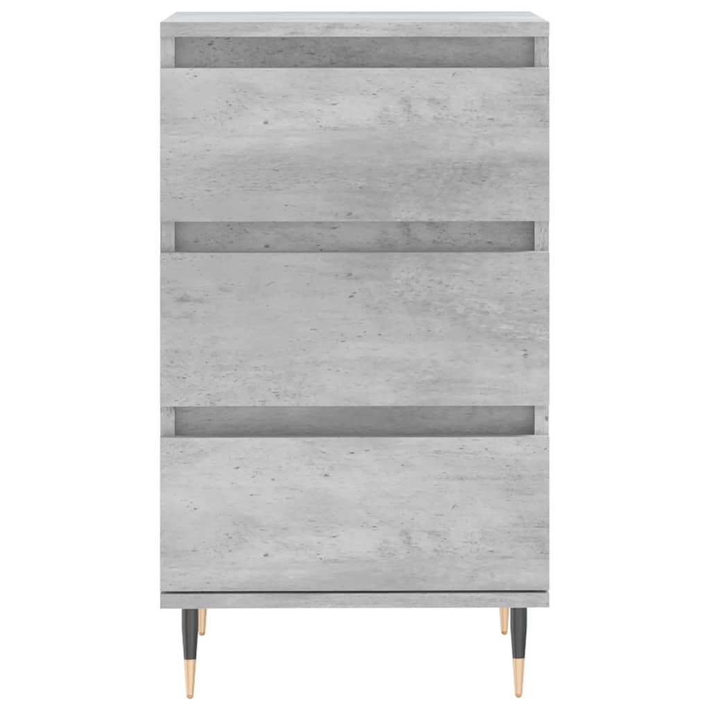 Komoda siva boja betona 40 x 35 x 70 cm od konstruiranog drva