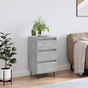 Komoda siva boja betona 40 x 35 x 70 cm od konstruiranog drva