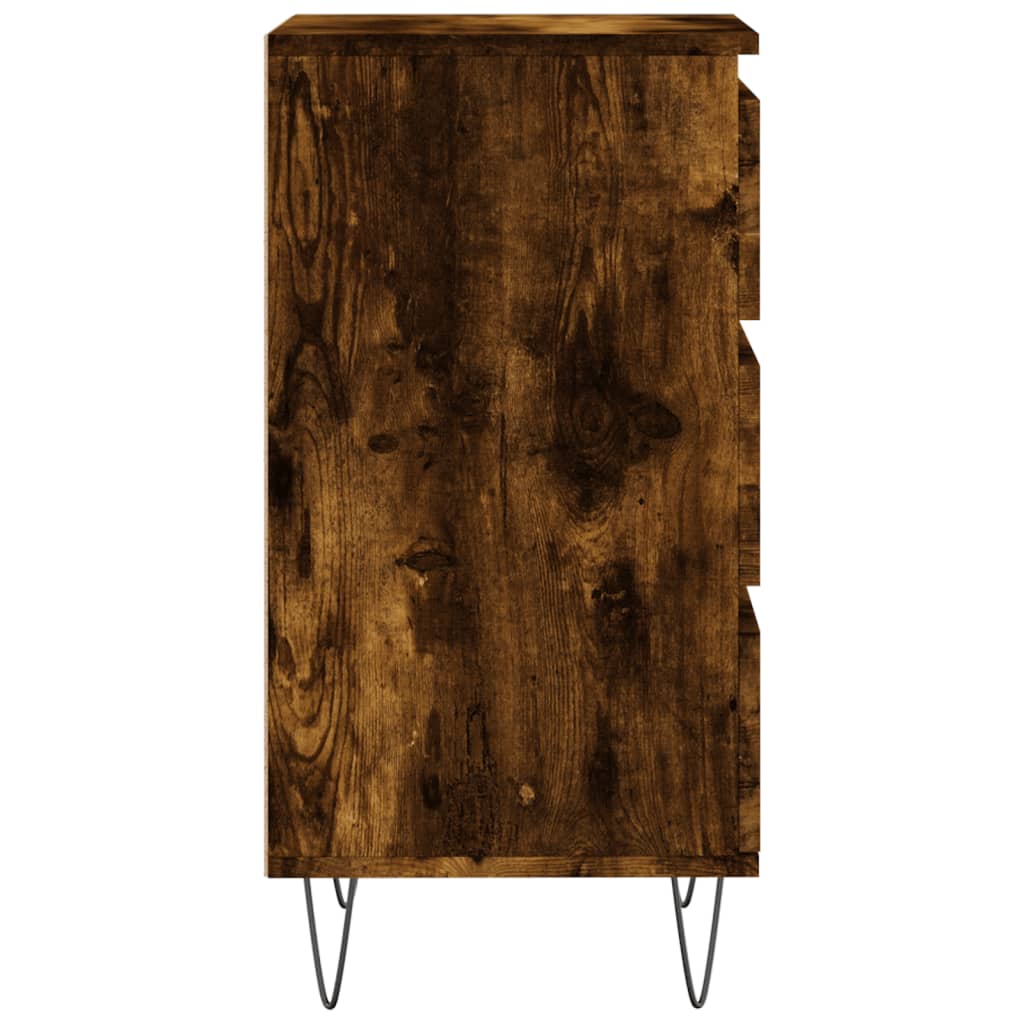 Komoda boja dimljenog hrasta 40 x 35 x 70 cm konstruirano drvo
