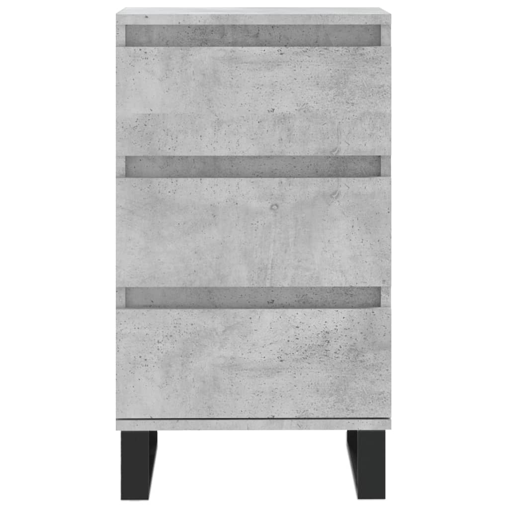 Komoda siva boja betona 40 x 35 x 70 cm od konstruiranog drva