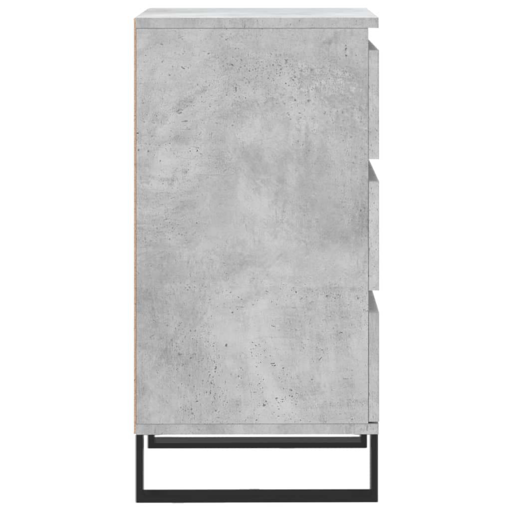 Komoda siva boja betona 40 x 35 x 70 cm od konstruiranog drva