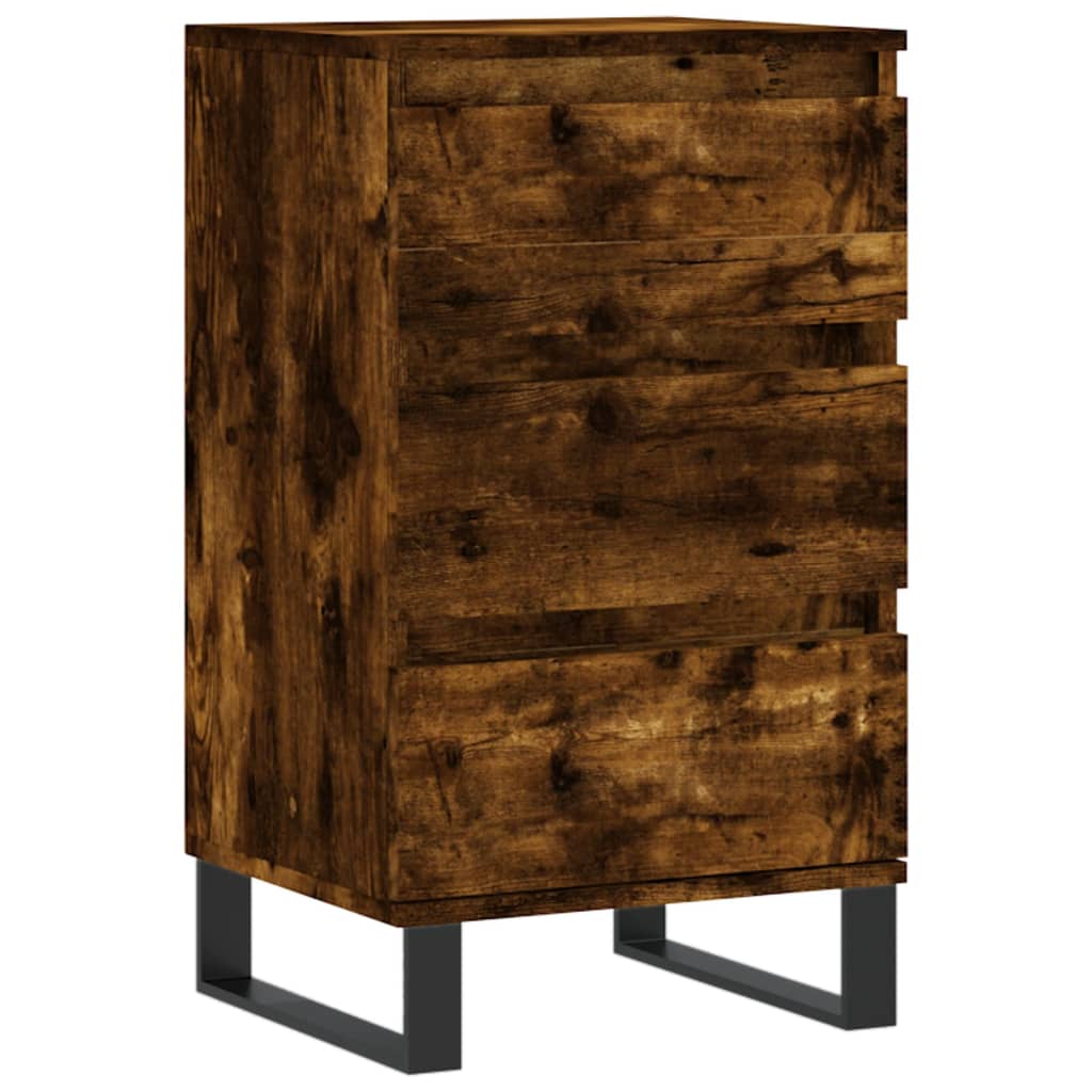 Komoda boja dimljenog hrasta 40 x 35 x 70 cm konstruirano drvo