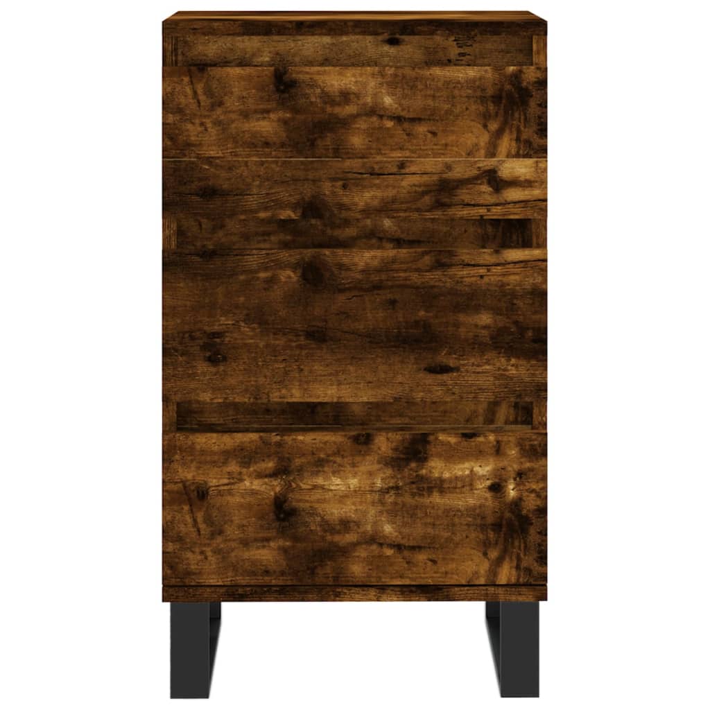 Komoda boja dimljenog hrasta 40 x 35 x 70 cm konstruirano drvo
