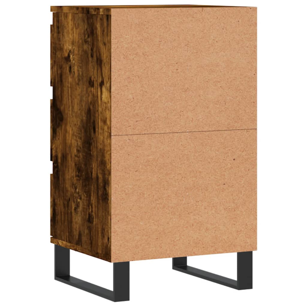 Komoda boja dimljenog hrasta 40 x 35 x 70 cm konstruirano drvo