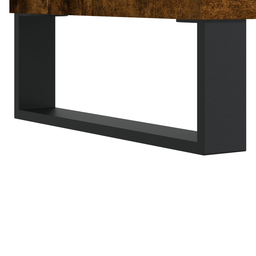 Komoda boja dimljenog hrasta 40 x 35 x 70 cm konstruirano drvo