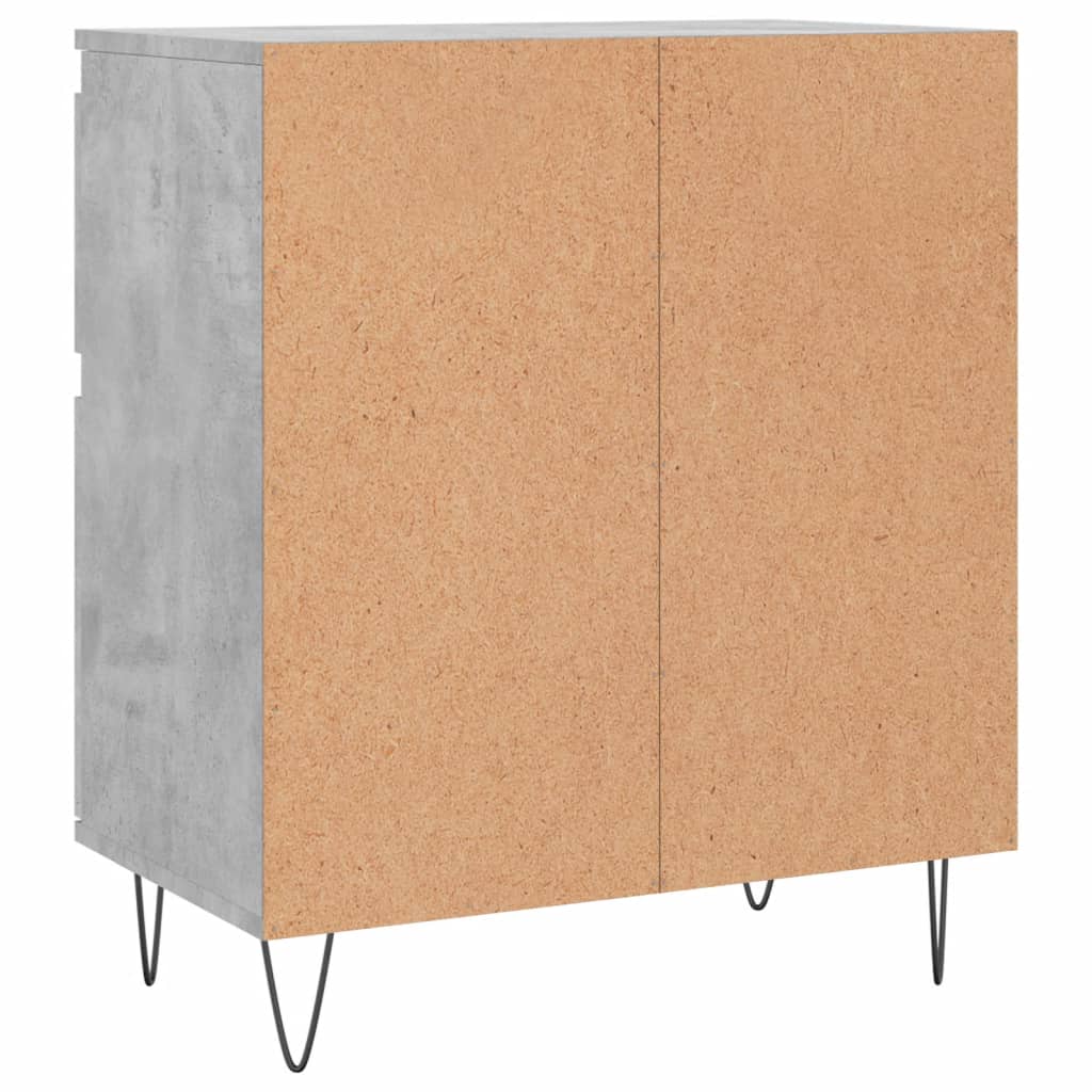 Komoda siva boja betona 60x35x70 cm od konstruiranog drva