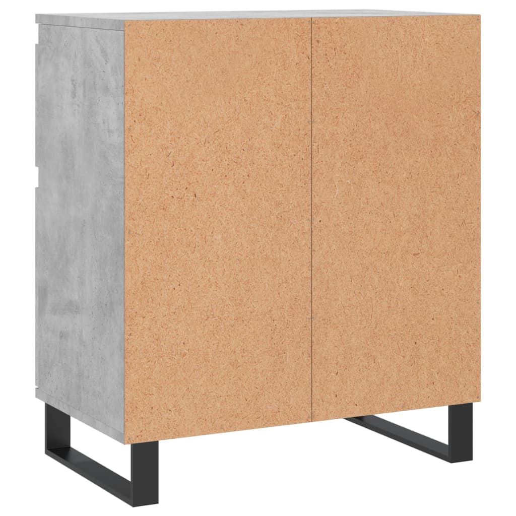 Komoda siva boja betona 60x35x70 cm od konstruiranog drva