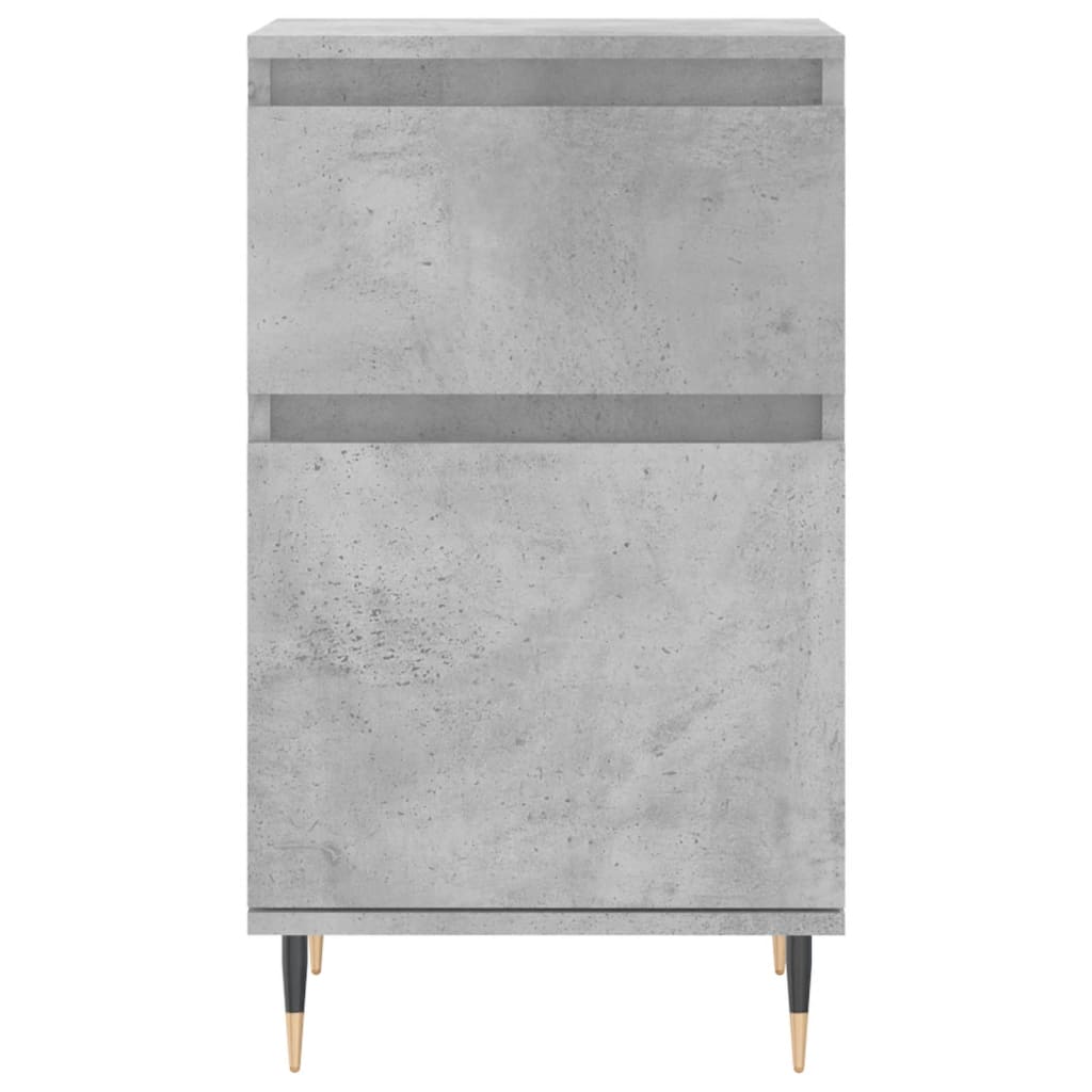 Komoda siva boja betona 40 x 35 x 70 cm od konstruiranog drva