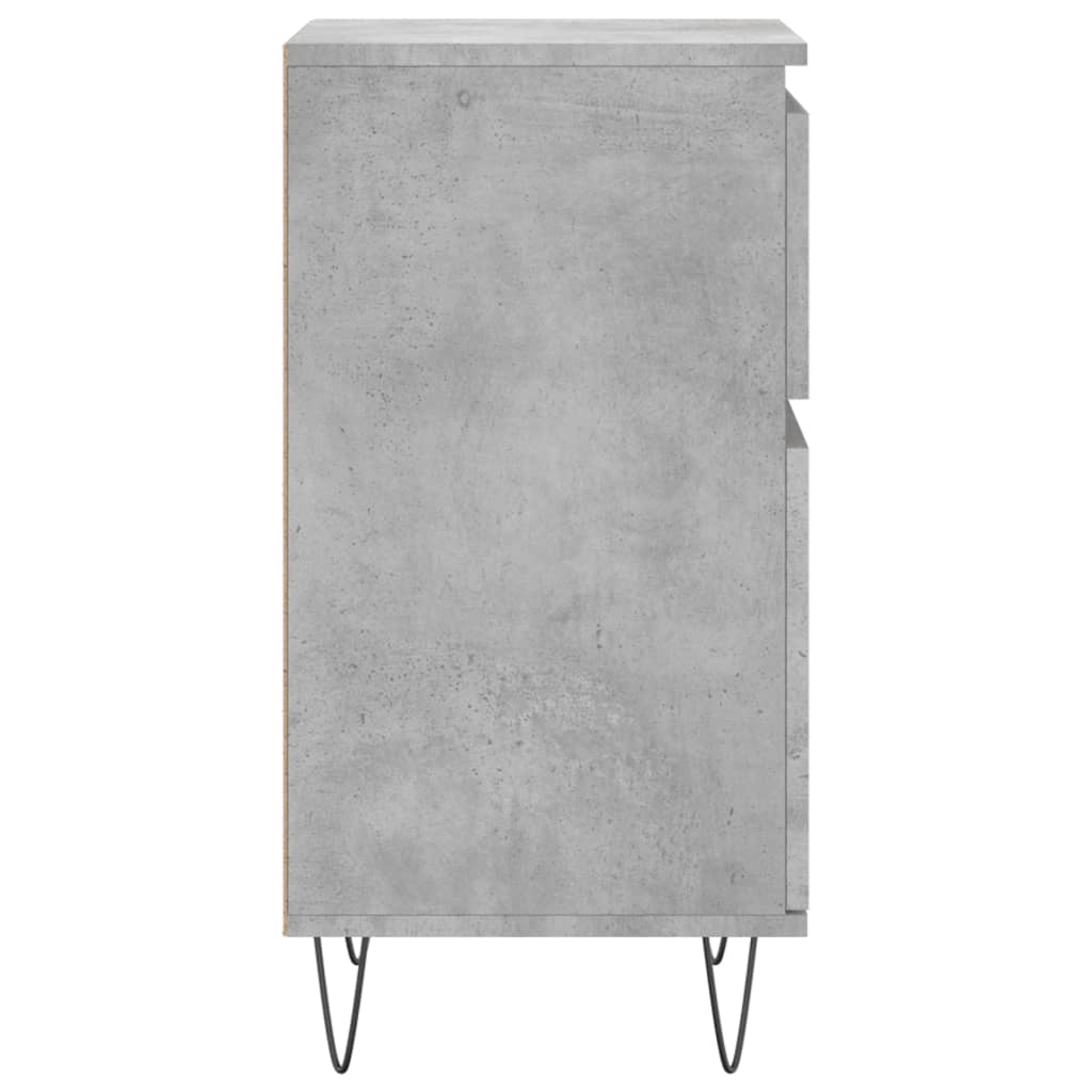 Komoda siva boja betona 40 x 35 x 70 cm od konstruiranog drva