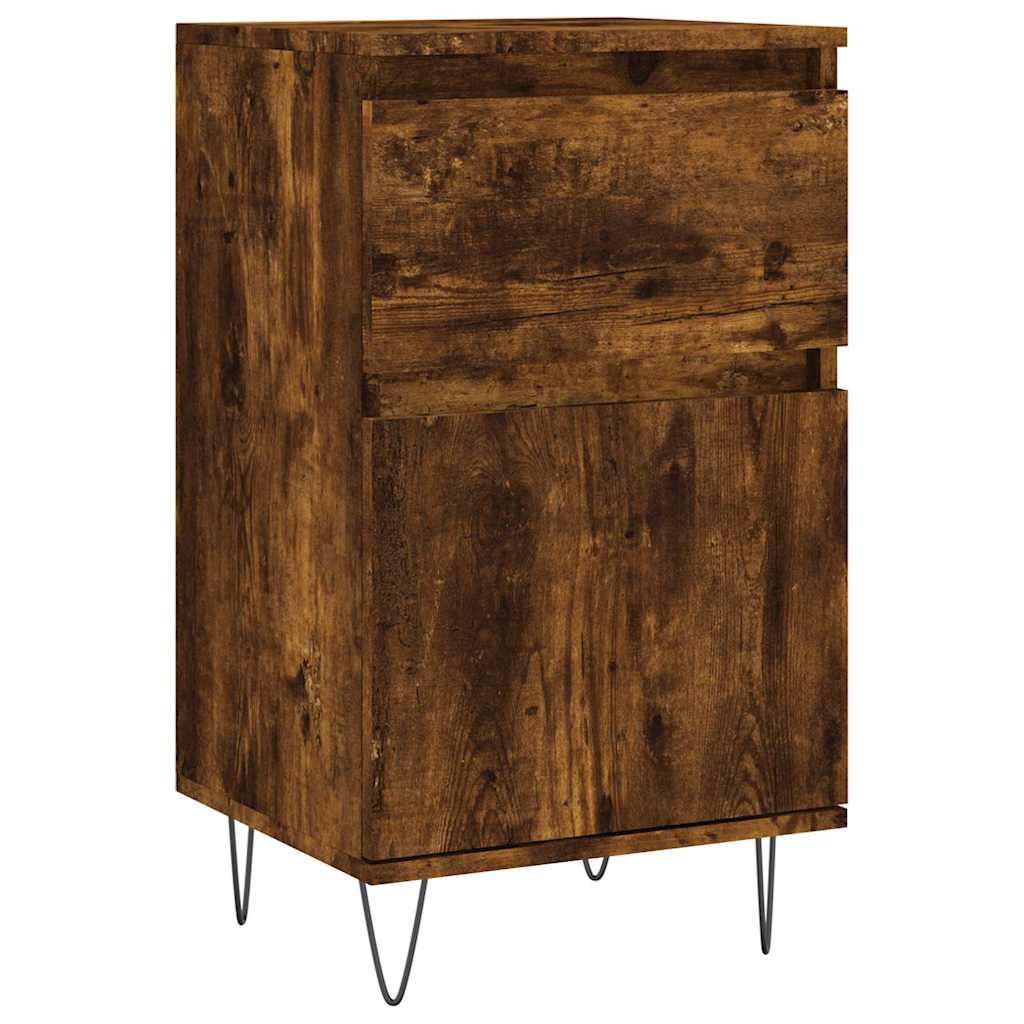 Komoda boja dimljenog hrasta 40 x 35 x 70 cm konstruirano drvo