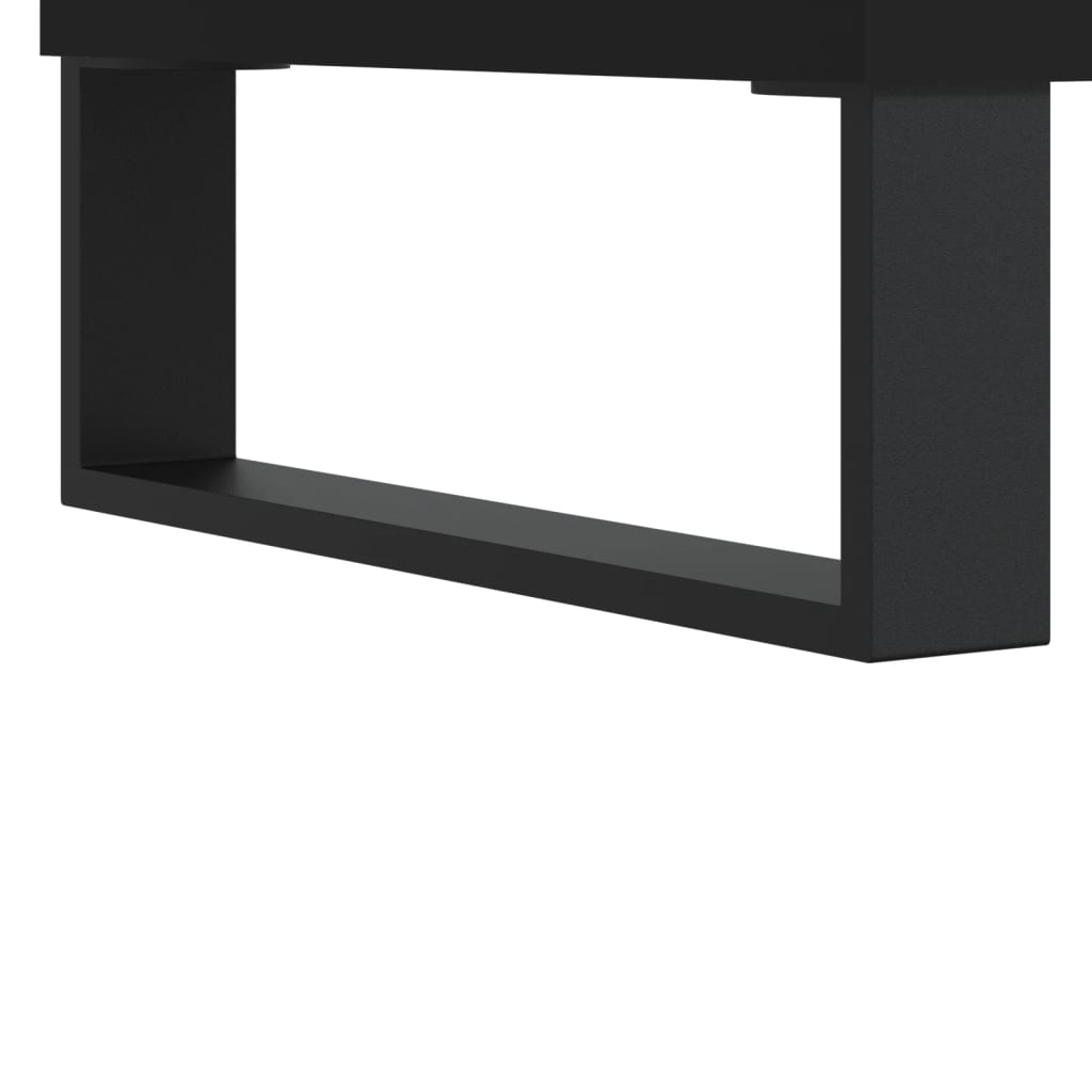 Komode 2 kom crne 40 x 35 x 70 cm od konstruiranog drva