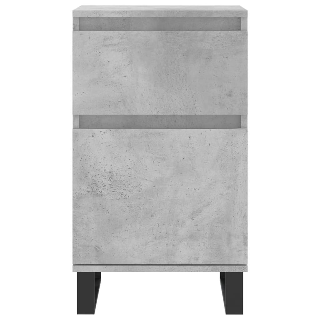 Komoda siva boja betona 40 x 35 x 70 cm od konstruiranog drva