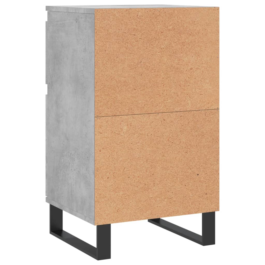 Komode 2 kom boja betona 40 x 35 x 70 cm od konstruiranog drva